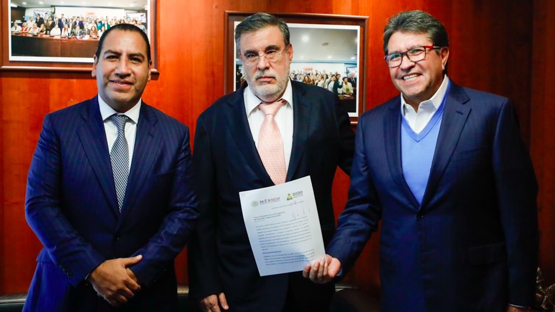 Recibe Senado solicitud de López Obrador para realizar consulta sobre juicio a expresidentes