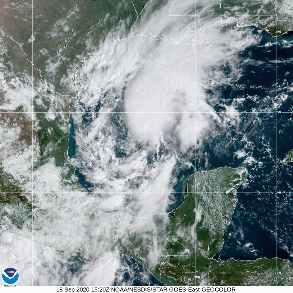 Viernes 18 de septiembre de 2020, clave en la historia de los huracanes - tormenta-beta