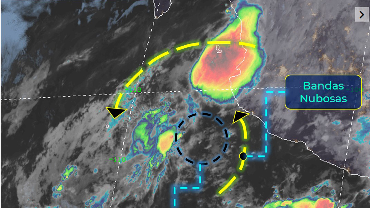 Advierten lluvias intensas en Nayarit y Jalisco por tormenta tropical Julio