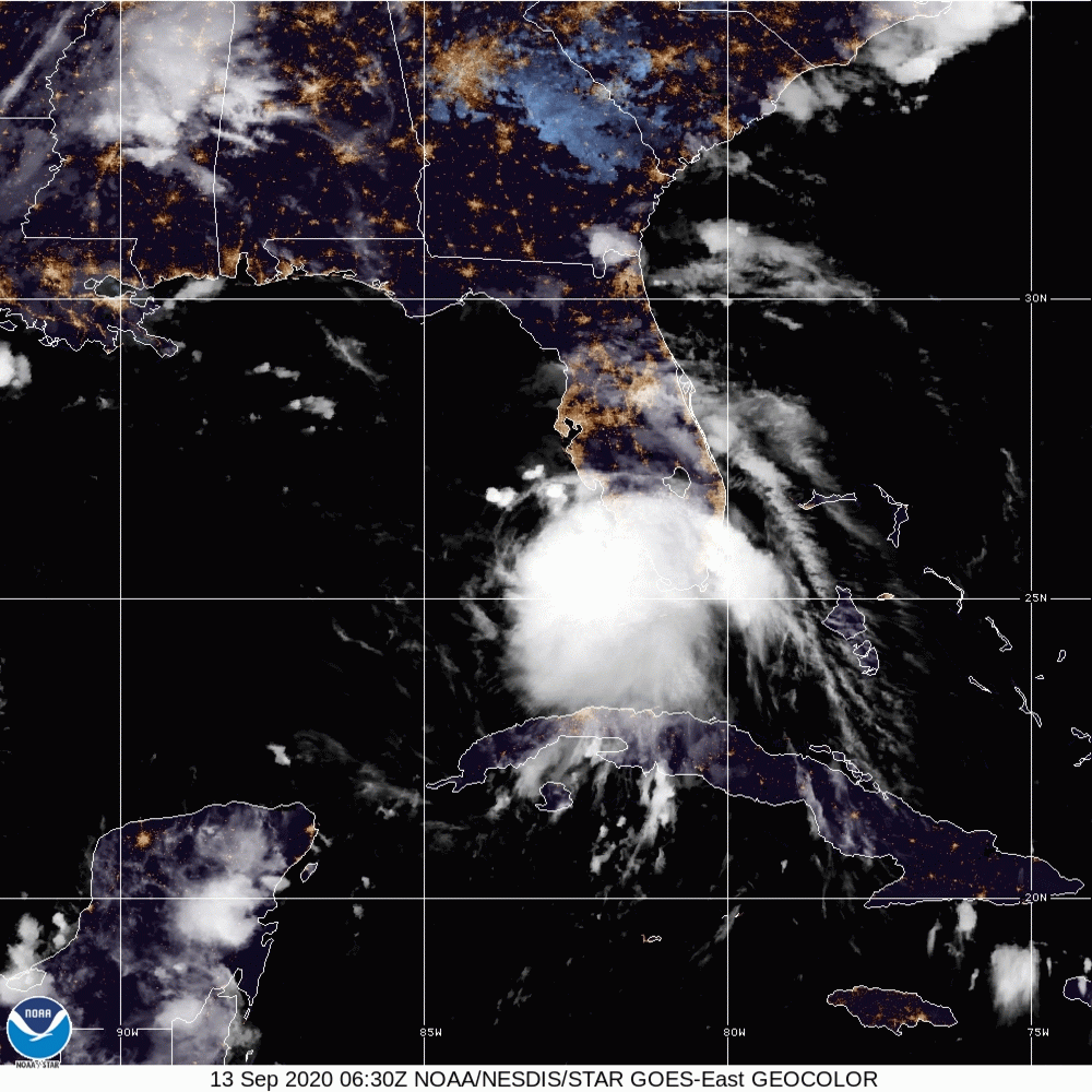 Se forma la depresión tropical Veinte en el Atlántico; podría fortalecerse a huracán - tormenta-tropical-sally