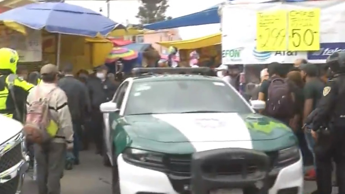 Detienen a al menos nueve personas en Tepito durante operativo antidrogas - unidad-de-la-ssc-en-calles-de-tepito