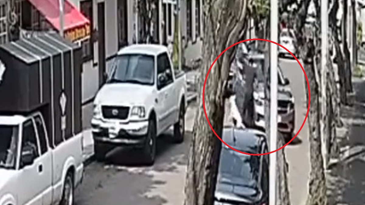 #Video Camioneta atropella en CDMX a joven mientras paseaba a su perro