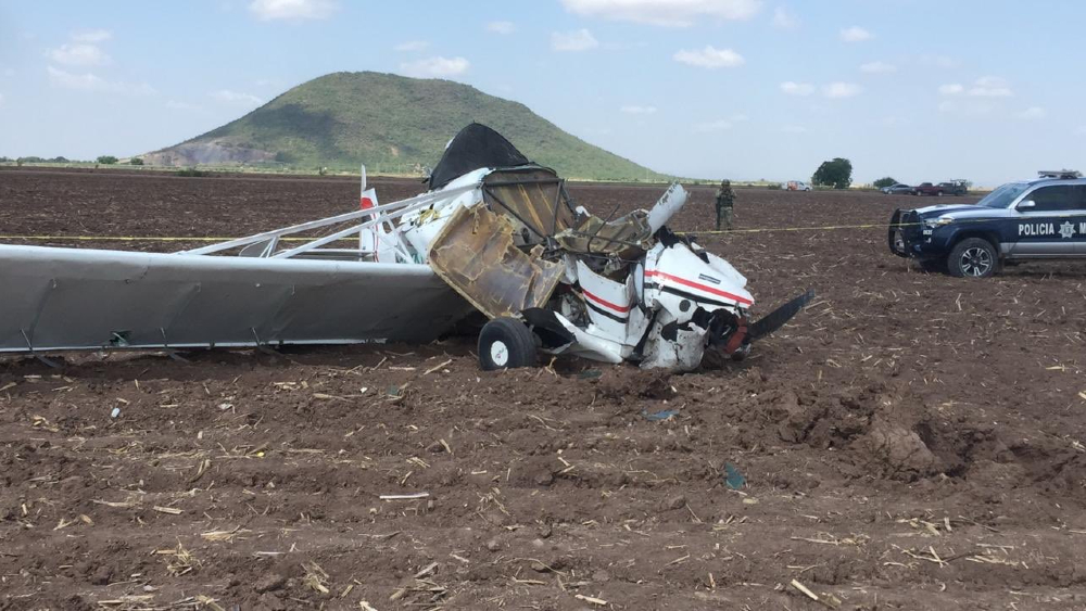 Se desploma avión pequeño en Guasave, Sinaloa