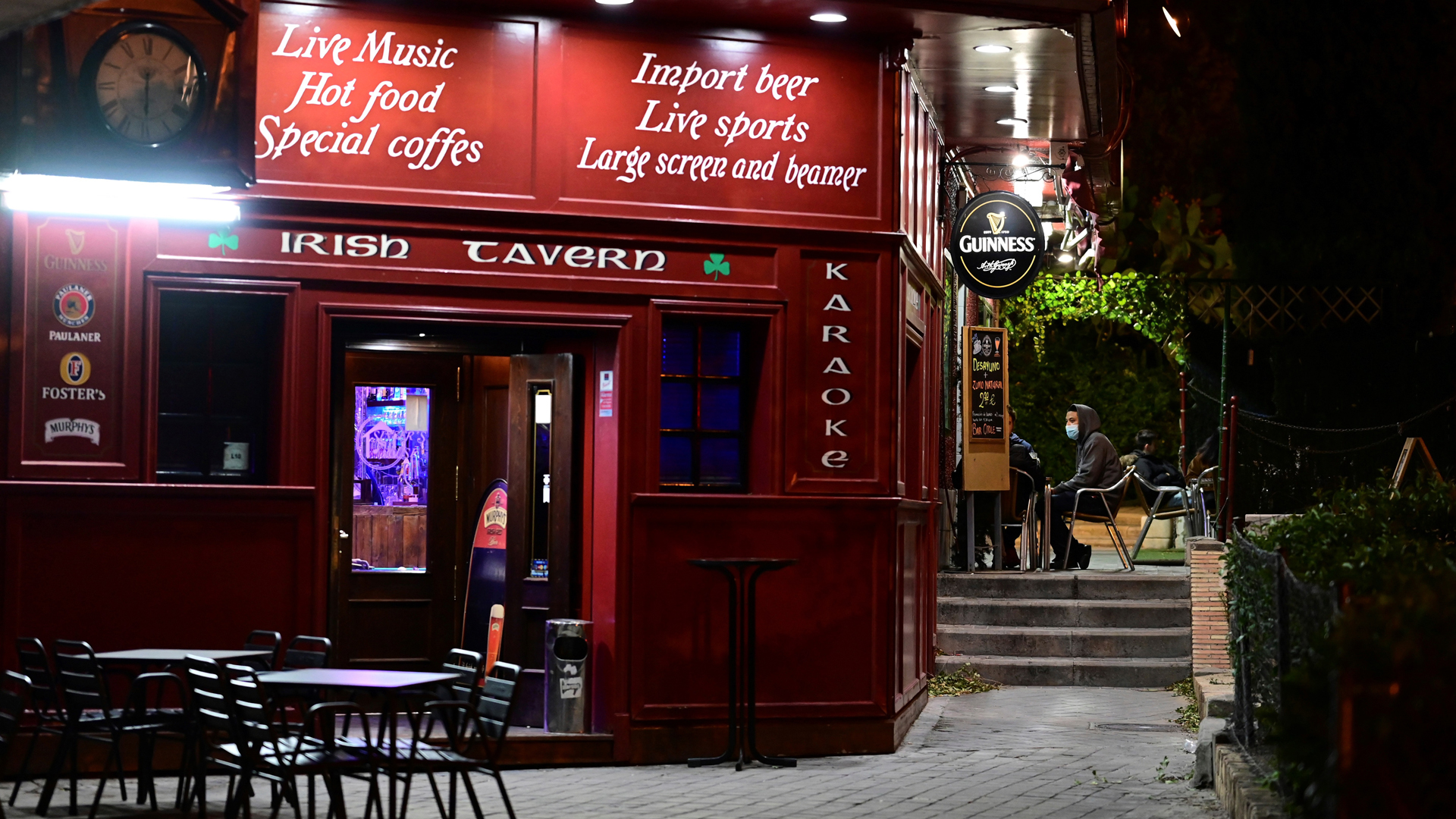 Pedirá Madrid fin del estado de alarma por COVID-19 ante baja de nuevos casos - bar-con-pocos-clientes-en-madrid-tras-nuevas-restricciones-por-covid-19