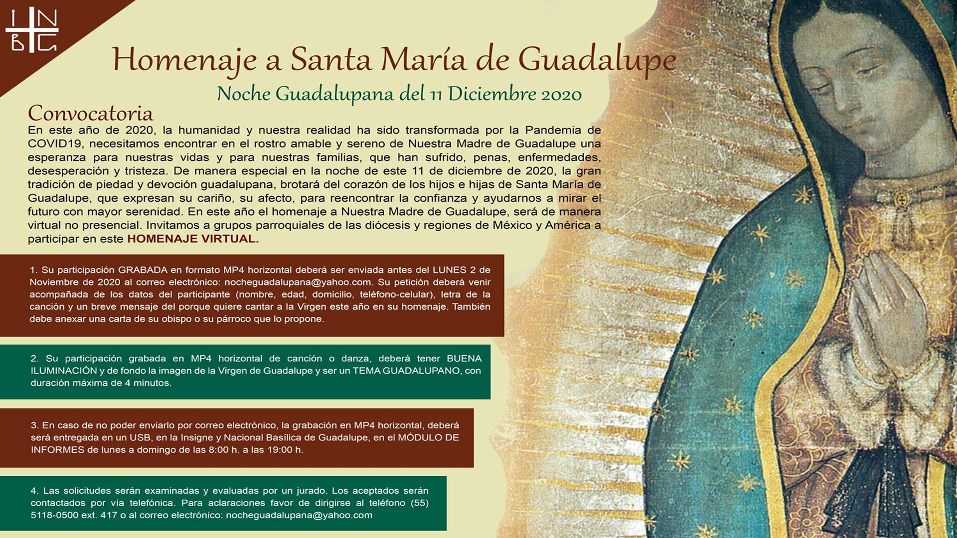 Cancelan celebraciones del 11 y 12 de diciembre en la Basílica de Guadalupe por COVID-19 - basilicados