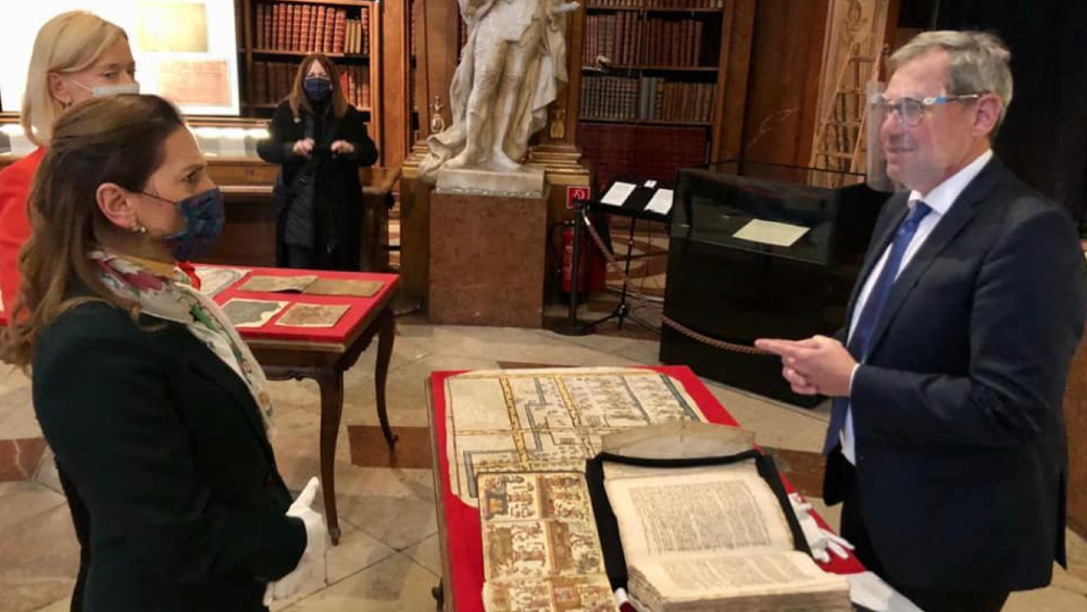 Beatriz Gutiérrez detalla convenio con Austria para acceder a acervo histórico Beatriz Gutiérrez detalla convenio con Austria para acceder a acervo histórico