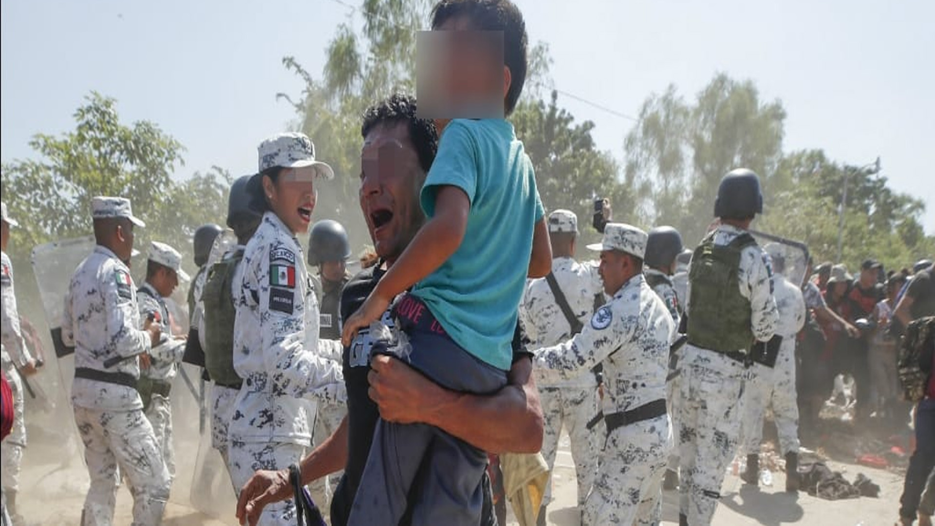 Acusa CNDH agresiones de Guardia Nacional e INM contra migrantes en Chiapas
