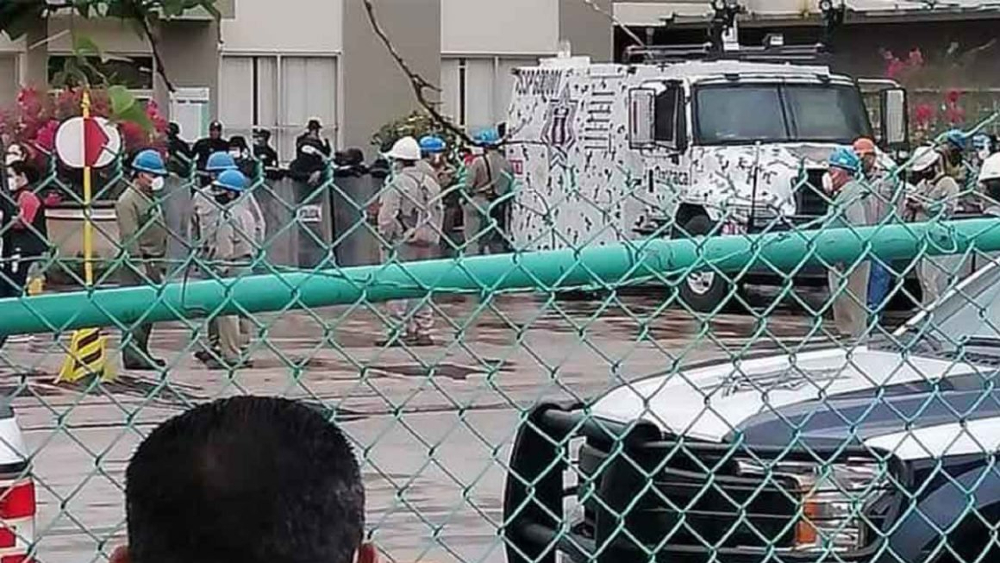Aseguran planta cementera de Cruz Azul en Lagunas, Oaxaca Aseguran planta cementera de Cruz Azul en Lagunas, Oaxaca