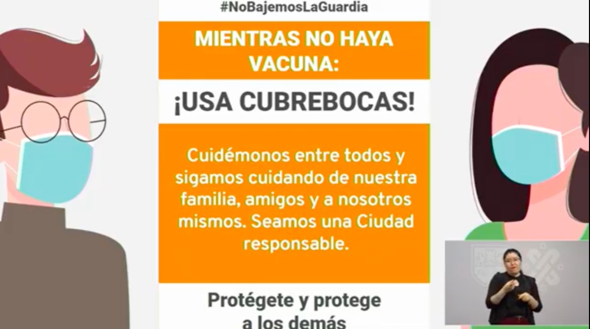 Ciudad de México permanecerá, una semana más, en Semáforo Naranja de Riesgo ante COVID-19 - cubebocas1