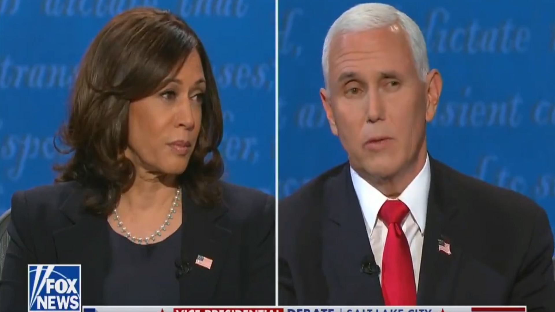 #Video “Estoy hablando”, así paró Harris el intento de Pence por interrumpirla