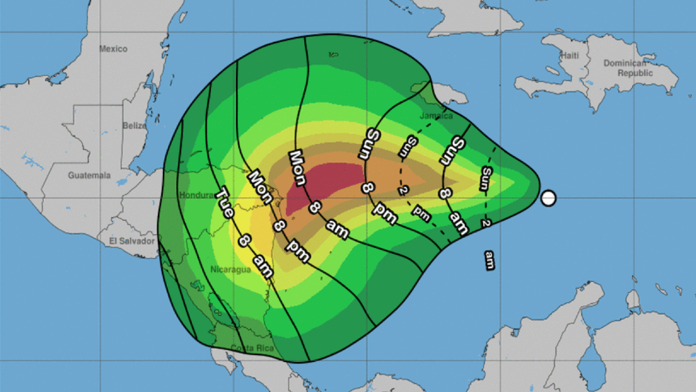 Nueva depresión tropical en el Caribe avanza hacia Nicaragua y Honduras
