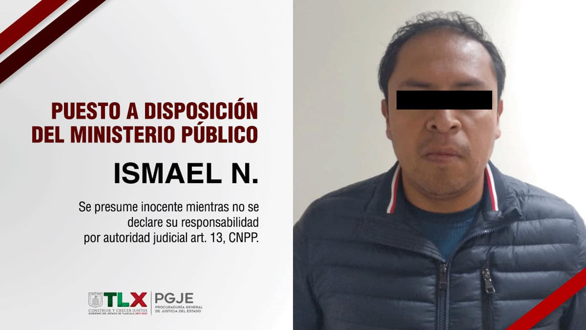 Capturan en Tlaxcala a acusado de matar a su familia para quedarse con herencia