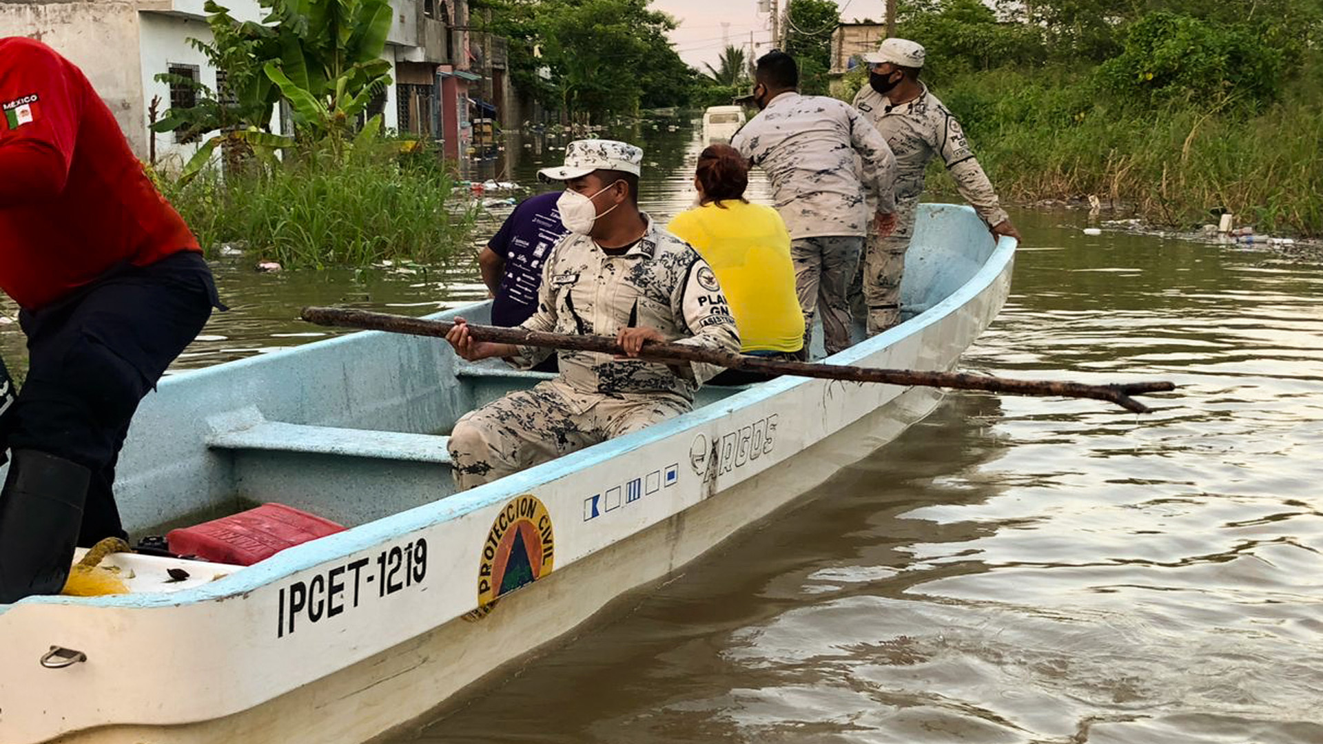 Despliegan 5 mil elementos de la Guardia Nacional en Yucatán para atender emergencia por huracán ‘Delta’