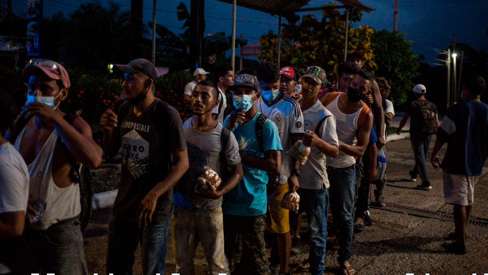 “No había condiciones sanitarias”, afirma AMLO que Caravana Migrante ya no continúa
