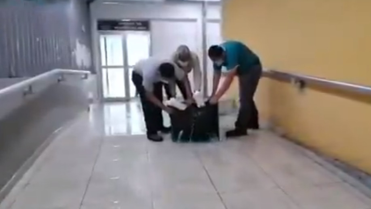 #Video Lluvia inunda hospital de Pemex en Villahermosa