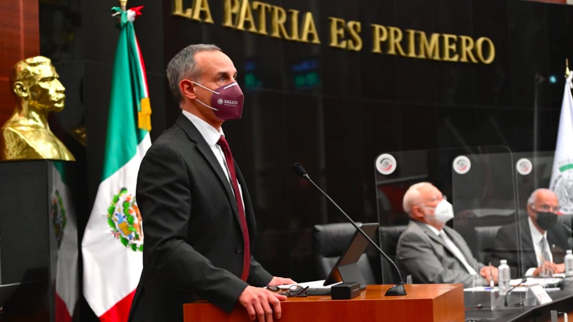 México cumplió objetivos de estrategia anti COVID-19, dice López-Gatell en una sesión que fue suspendida por irrupción de la oposición
