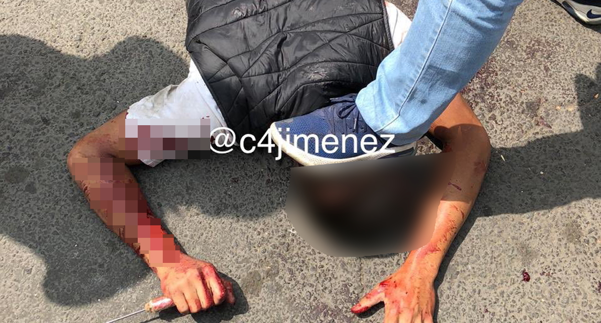 Golpean comerciantes en Iztapalapa a presunto extorsionador; decía ser de la Familia Michoacana