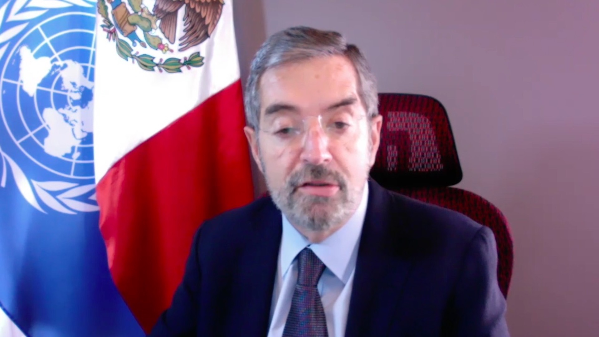 Reitera Juan Ramón de la Fuente compromiso de México con la Agenda 2030 para recuperación por pandemia de COVID-19
