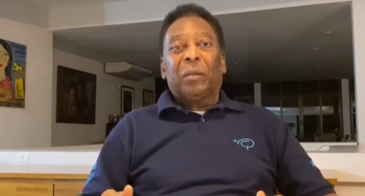 “Tengo que agradecer a Dios por la salud de llegar aquí”: Pelé