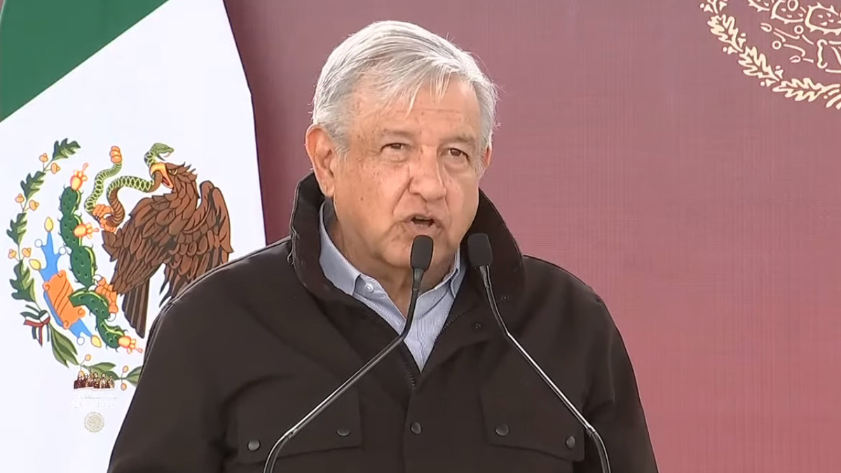 Apresura AMLO mensaje en Nuevo Laredo por incumplimiento de sana distancia