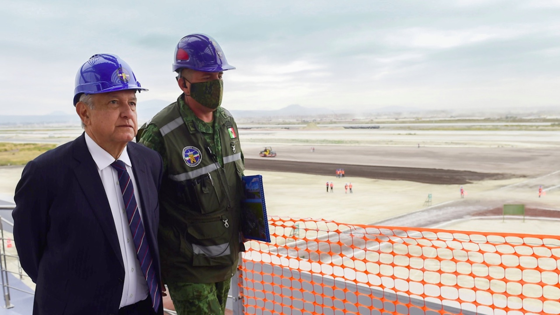 Obras en Santa Lucía van al 40%, afirma AMLO; asegura que estará inaugurado el 21 de marzo de 2022