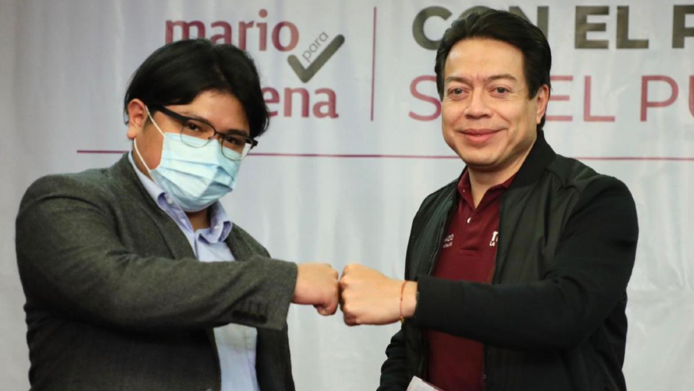 Gibrán Ramírez manifiesta apoyo a Mario Delgado en la dirigencia por Morena