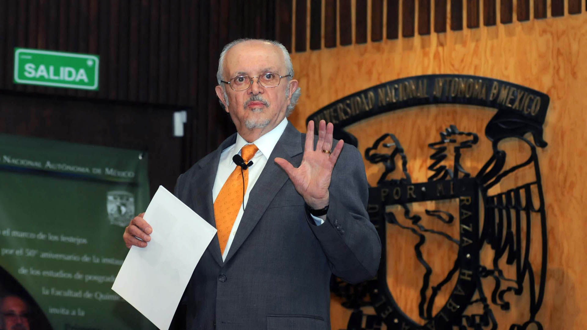 Rector Graue propone a Mario Molina para recibir Medalla 'Belisario Domínguez' - mario-molina-en-la-unam