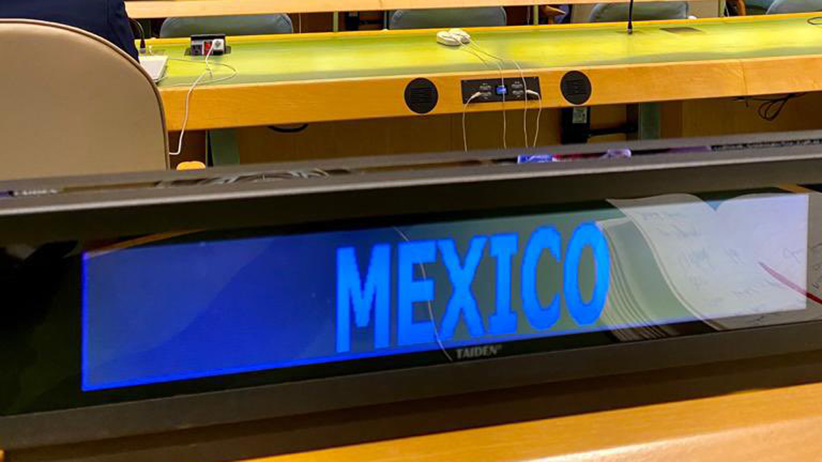 México abstiene voto en la ONU para continuar investigaciones de derechos humanos en Venezuela