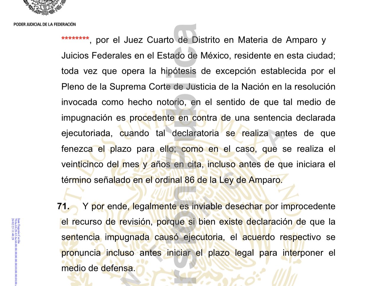 Eduardo León Trauwitz podrá litigar contra orden de aprehensión por robo de hidrocarburos - militar2