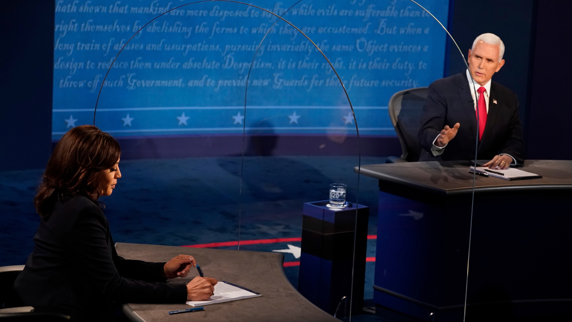 Trudeau advierte posibles 'problemas' por elecciones de EE.UU.; asegura que Canadá estará preparada - pence-vs-harris