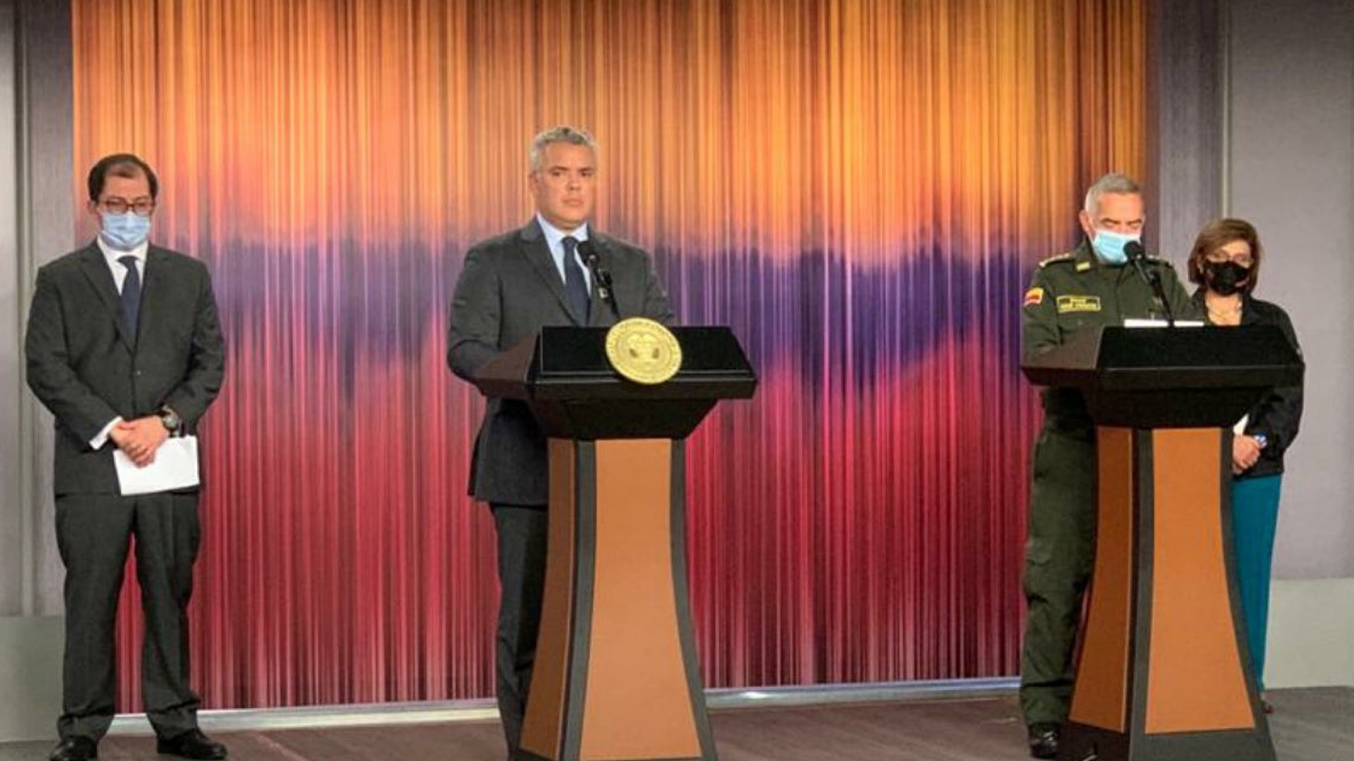 Autoridades de Colombia capturan a cinco sospechosos en masacres de Samaniego y Jamundí