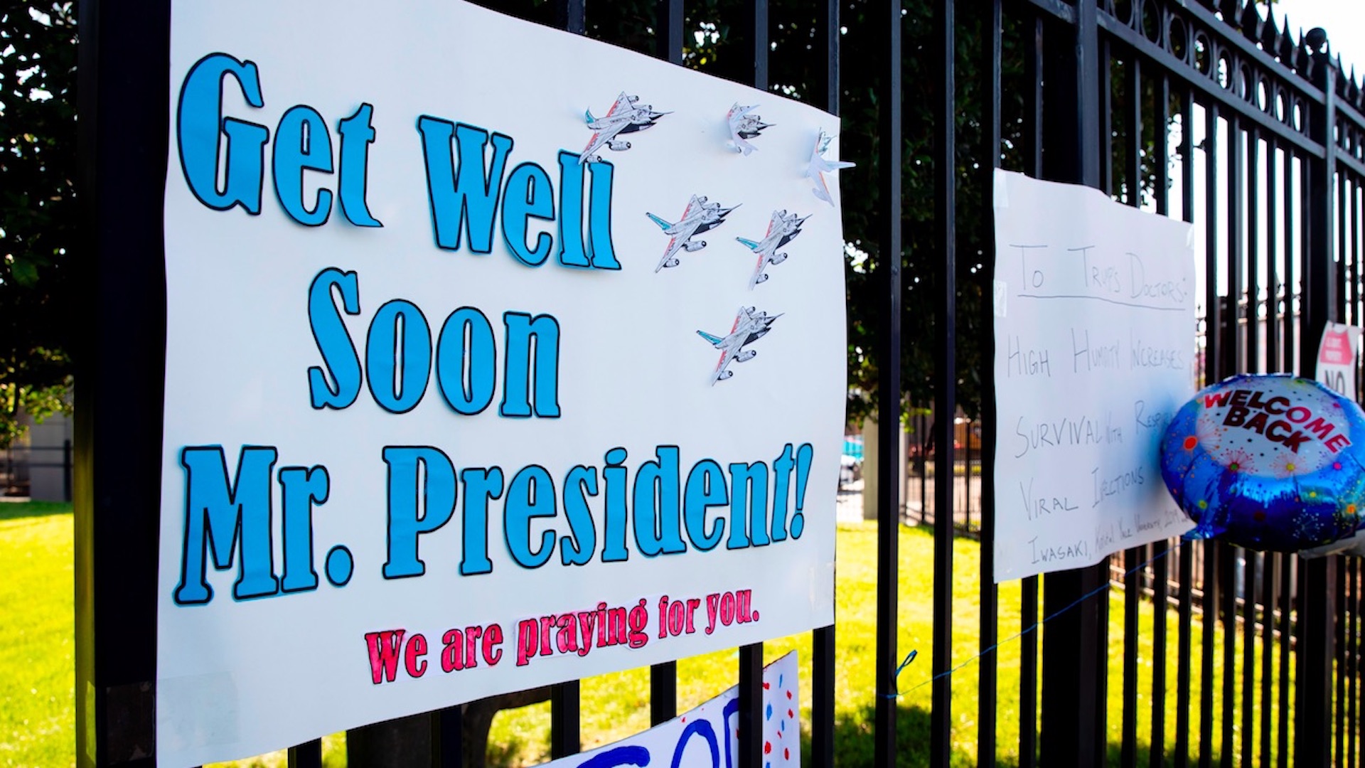 La Casa Blanca optimista sobre alta de Trump del hospital