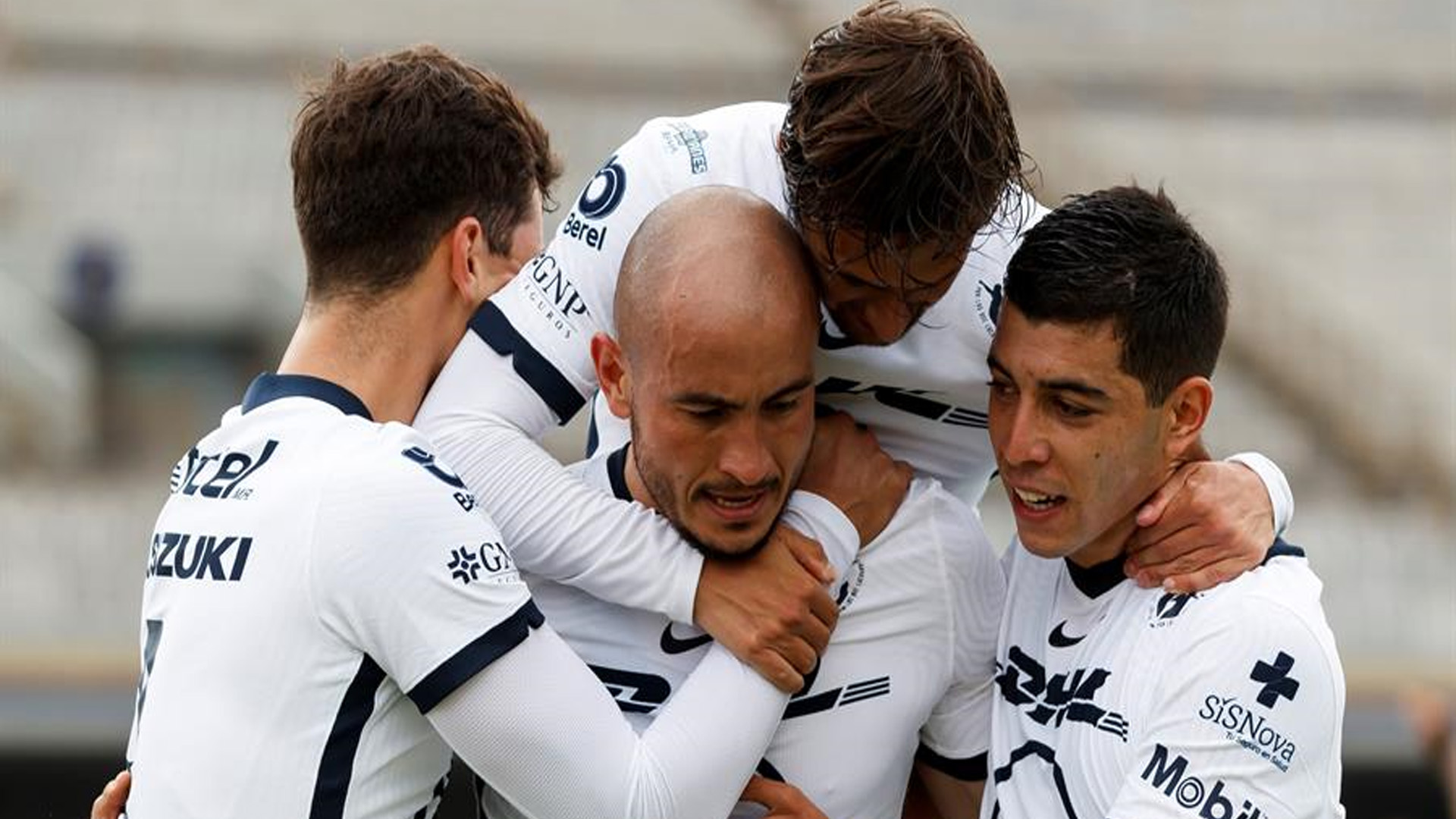 Pumas derrota 1-0 al Toluca; desbancan a Tigres del segundo puesto de la tabla