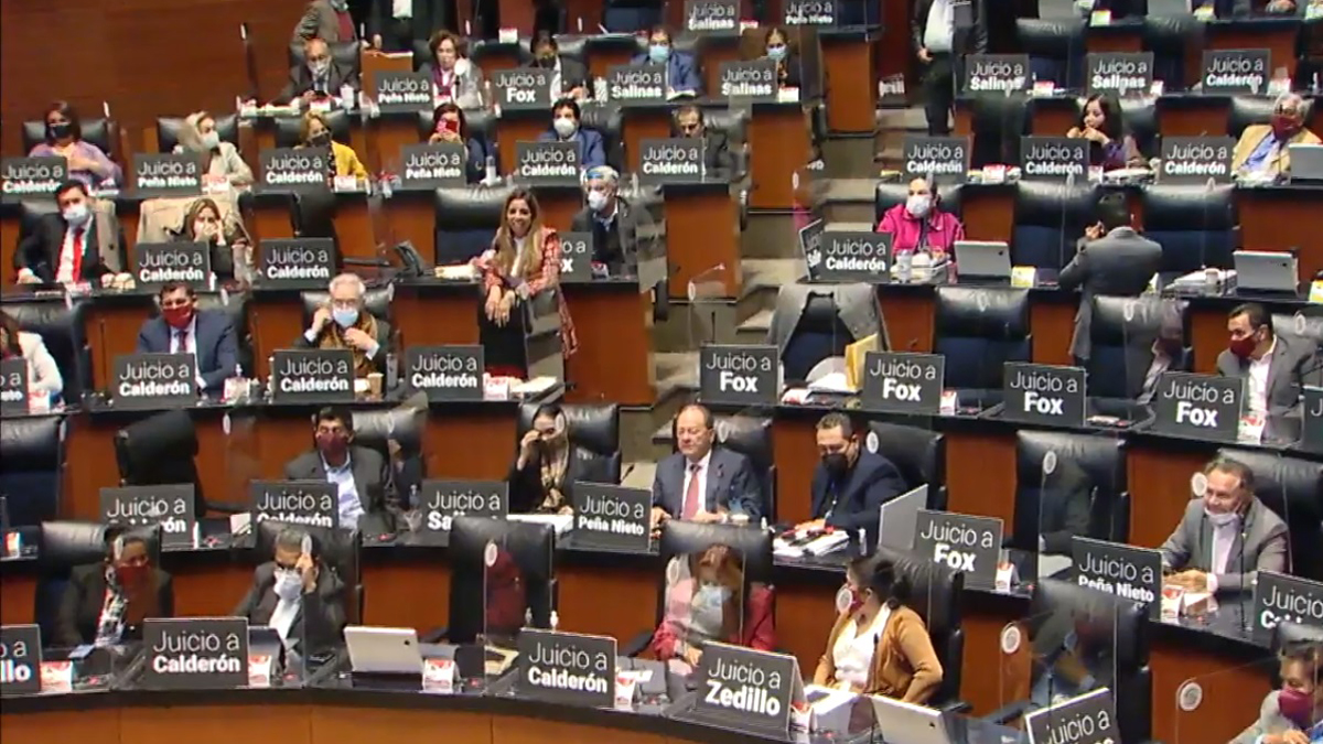 Aprueba Senado, en lo general y particular, dictamen sobre consulta popular para juicio a actores políticos