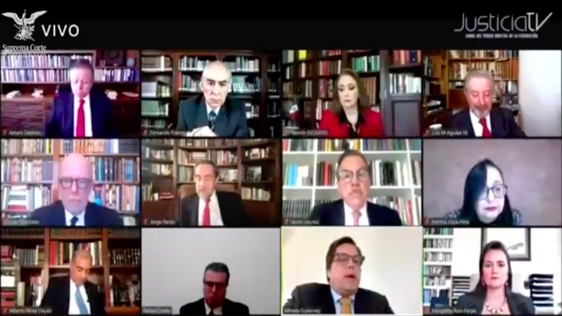 Genera división en México aval de la SCJN a consulta popular sobre juicio a expresidentes - sesion-de-la-corte