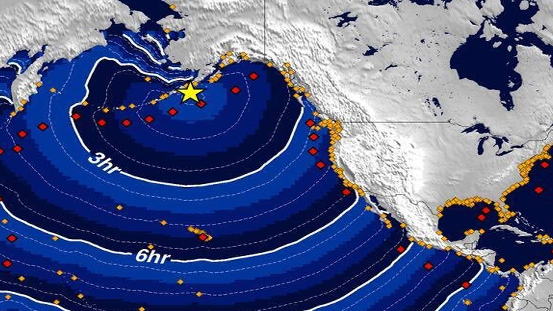Réplicas posteriores por sismo en el sur de Alaska; advertencia de tsunami se degrada Réplicas posteriores por sismo en el sur de Alaska; advertencia de tsunami se degrada