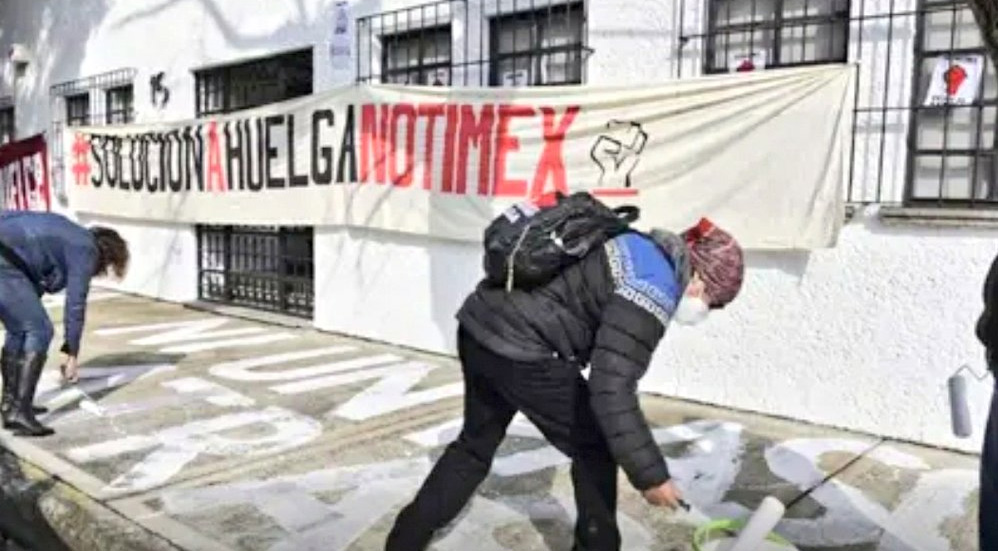 Denuncia Sindicato de Notimex a Sanjuana Martínez por no respetar la huelga