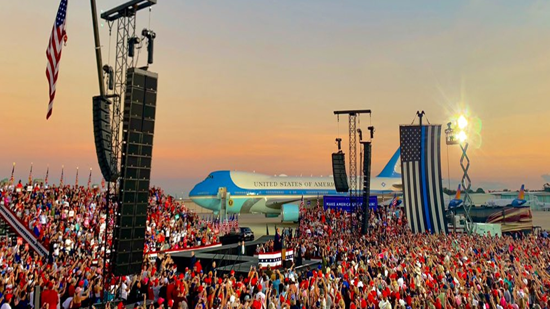 “Cuando eres presidente, no puedes encerrarte en el sótano”, asegura Trump en primer mitin tras curarse de COVID-19