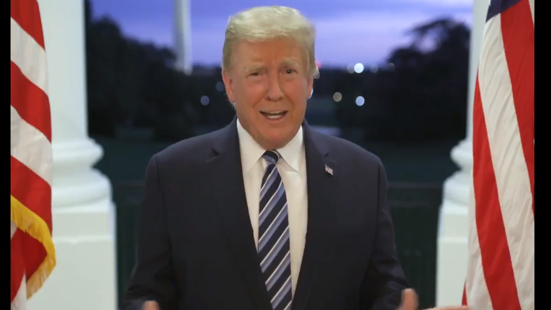 “Estoy mejor”, asegura Donald Trump desde la Casa Blanca