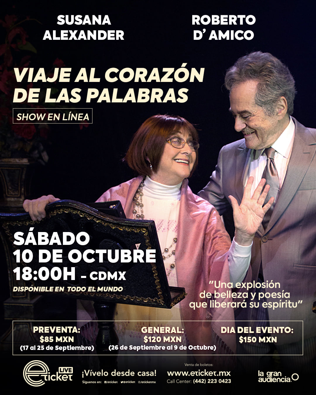 Viaje al Corazón de las Palabras, con Susana Alexander y Roberto D’Amico
