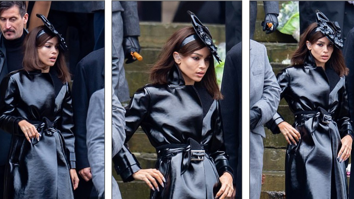 Nuevas imágenes de Robert Pattinson en rodaje de 'The Batman' - zoe-kravitz-en-rodaje-de-the-batman
