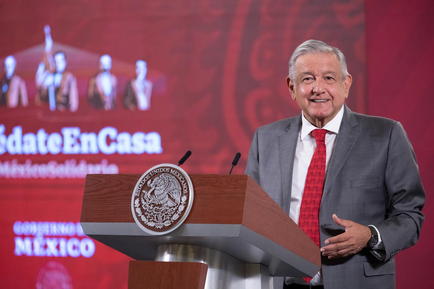 AMLO anuncia decreto para el manejo de agua en las presas; conferencia (16-11-2020)