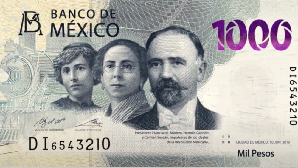Banxico presenta el nuevo billete de mil pesos