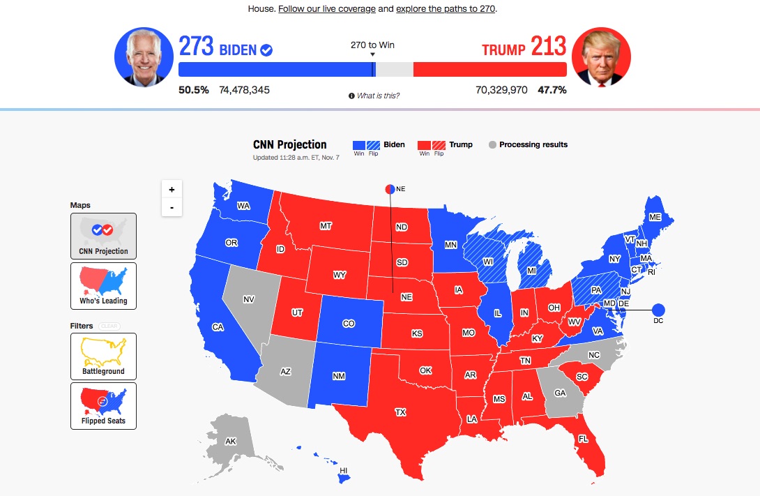 Joe Biden, electo presidente 46 de Estados Unidos - biden-gano-eleccion