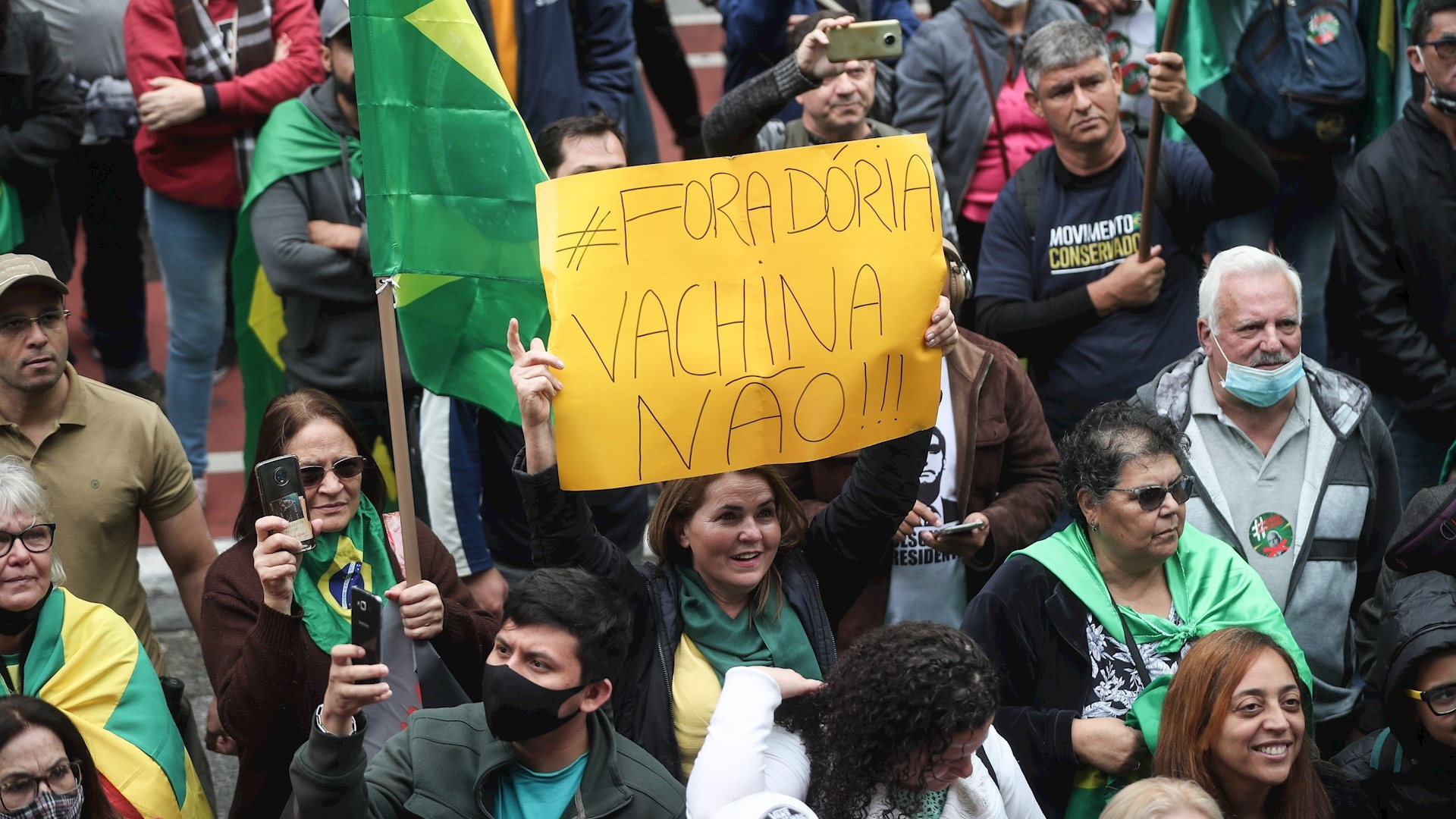 Simpatizantes de Bolsonaro protestan contra obligatoriedad de vacuna contra COVID-19 en Sao Paulo - bolsonaro-protesta-sao-paulo-brasil-vacuna-covid-19-3