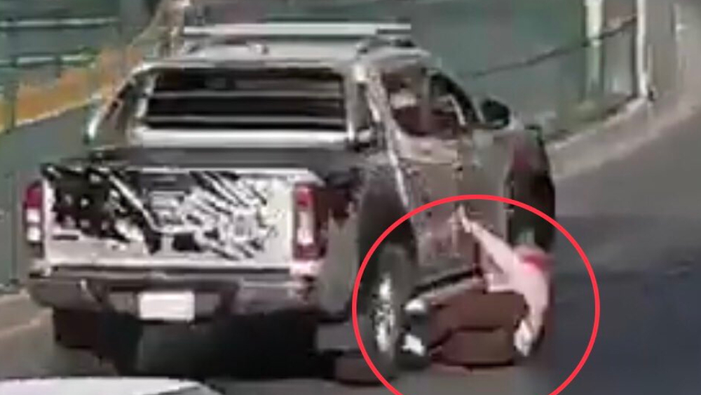 Ubican camioneta que tiró a mujer en San Jerónimo, en la CDMX