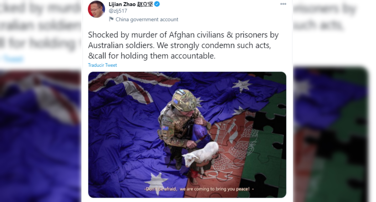 Australia exige a China disculpa por “repugnante” tuit falso