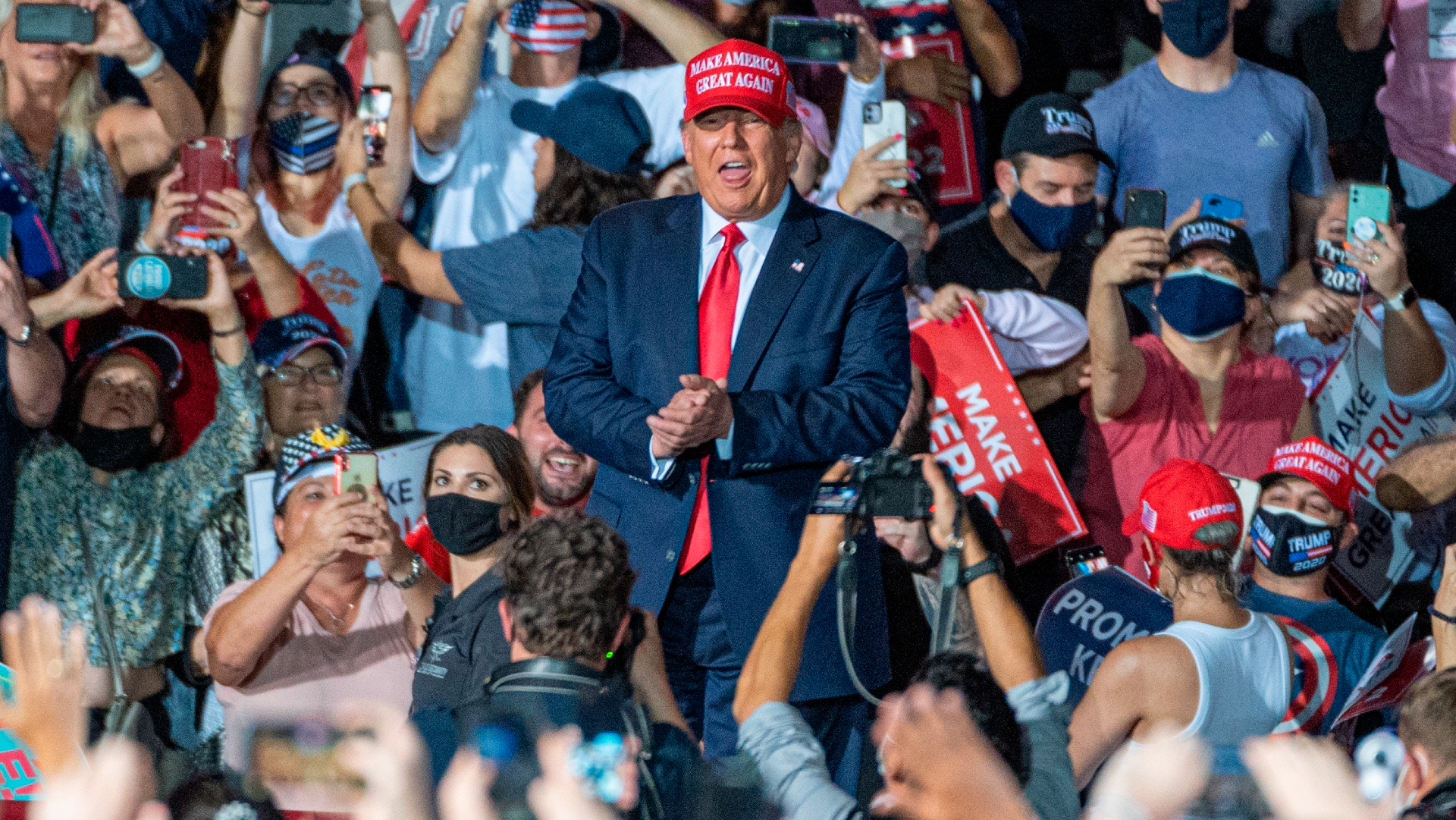 Donald Trump, un presidente incendiario en busca de la reelección