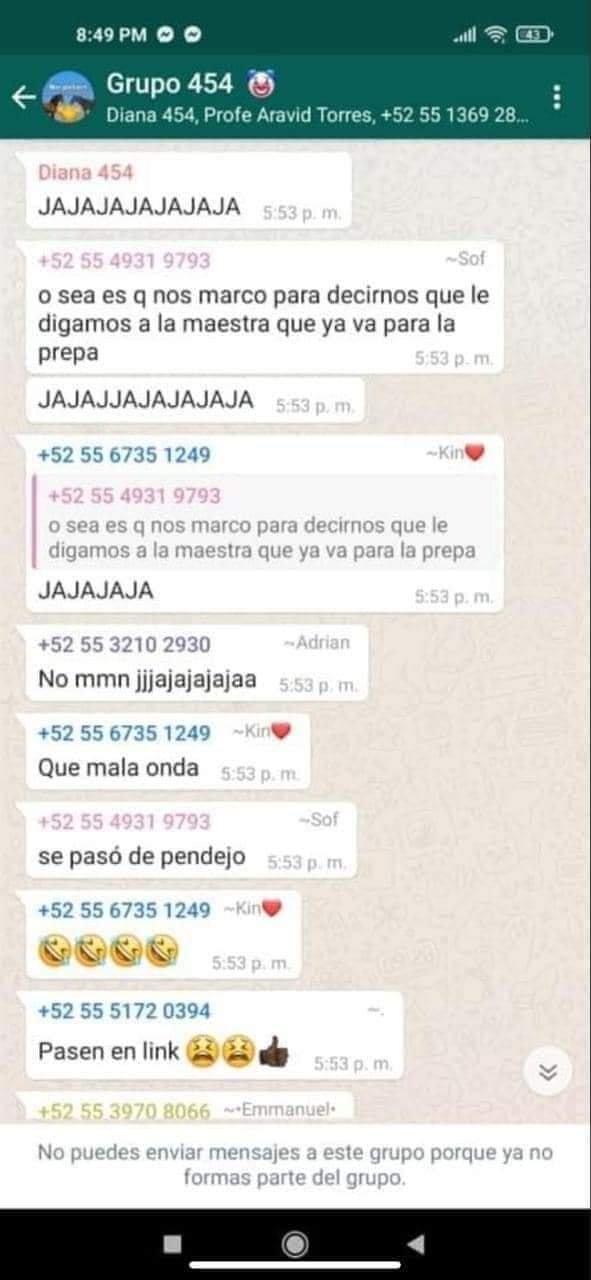 Fiscalía investiga desaparición de Jorge Barrera, estudiante de la Prepa 5, tras broma en WhatsApp - emeydqfxyaekni2