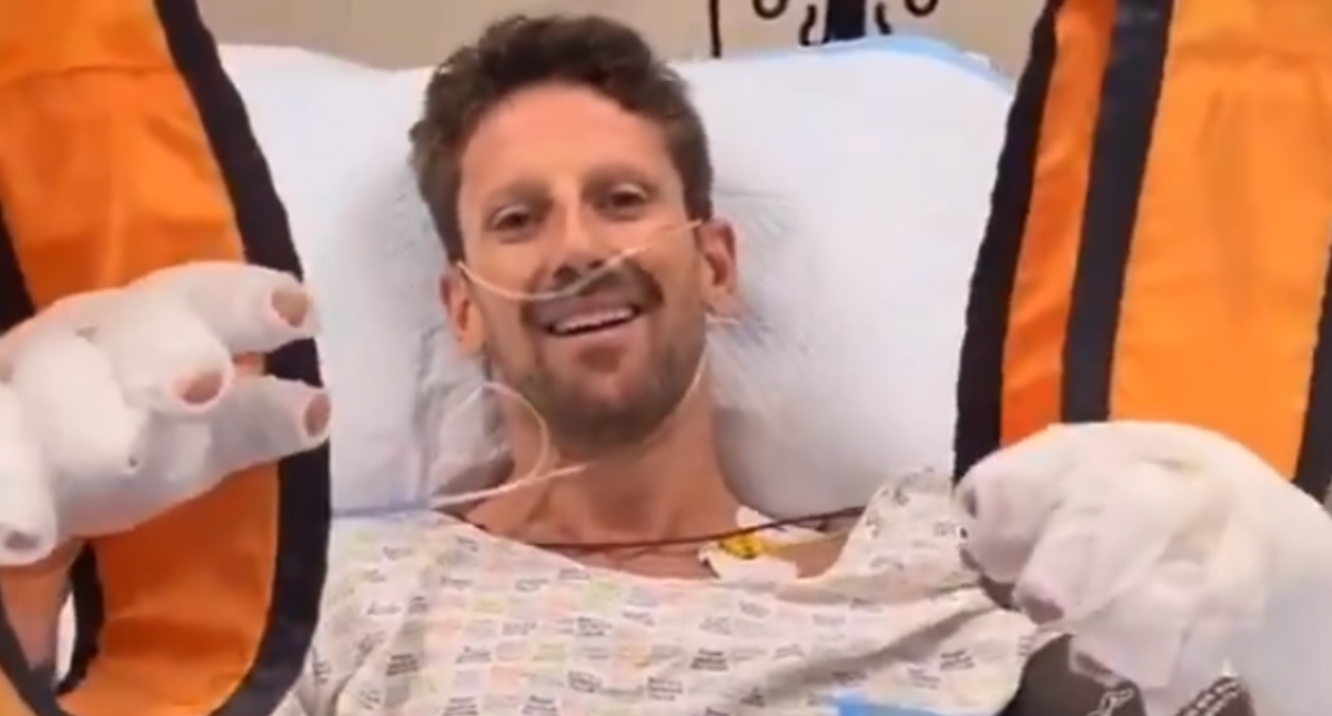 #Video Romain Grosjean asegura que está bien tras grave accidente en Gran Premio de Baréin